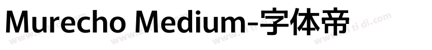 Murecho Medium字体转换